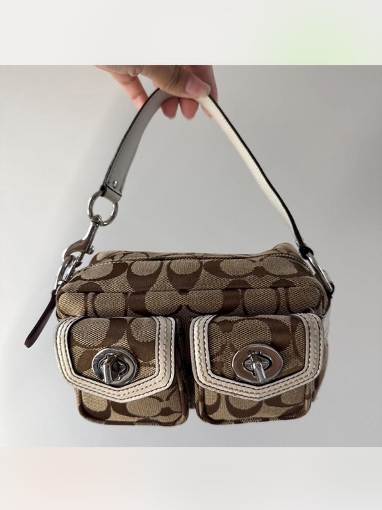 Coach Handbags - Rare Vintage Y2K Coach Mini Double Turnlock Bag